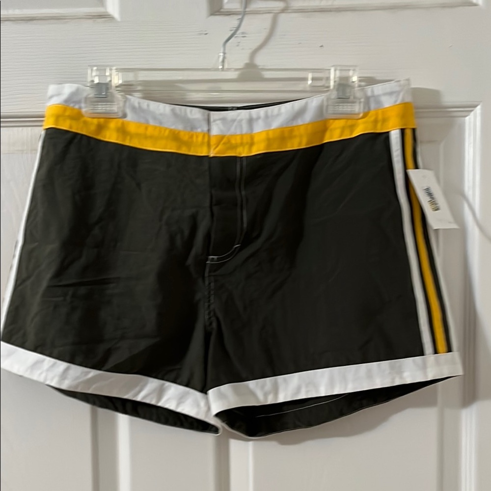 Miken Green and Yellow board shorts